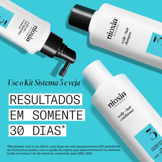 Condicionador para Cabelos Coloridos e Danificados Sistema 3 Nioxin